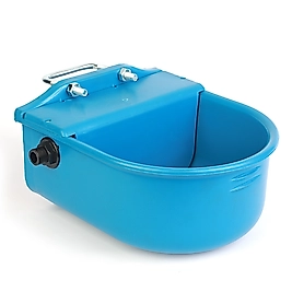 Plastik Şamandıralı Hayvan Suluğu - 5 Litre - Koyun Suluğu - Mavi